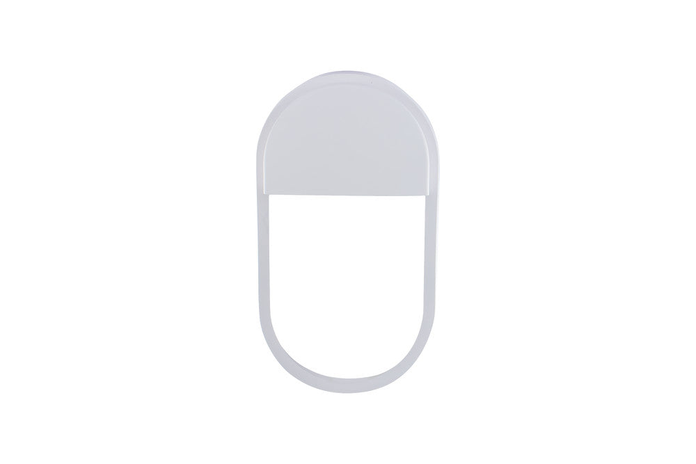TOUGH SHELL COMPACT BULKHEAD 213X120MM WHITE OVAL EYELID ACCESSORY - ILBHPA011