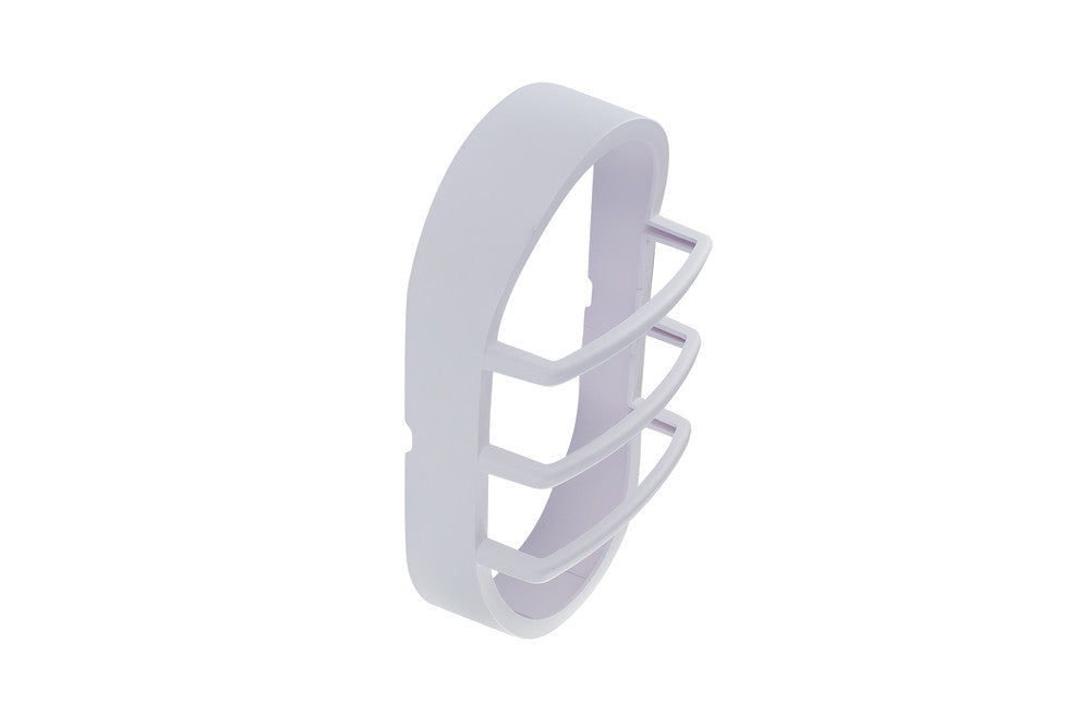 TOUGH SHELL COMPACT BULKHEAD 213X120MM WHITE OVAL LOUVRE ACCESSORY - ILBHPA012