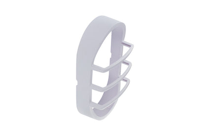 TOUGH SHELL COMPACT BULKHEAD 213X120MM WHITE OVAL LOUVRE ACCESSORY - ILBHPA012