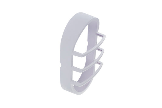 TOUGH SHELL COMPACT BULKHEAD 213X120MM WHITE OVAL LOUVRE ACCESSORY - ILBHPA012