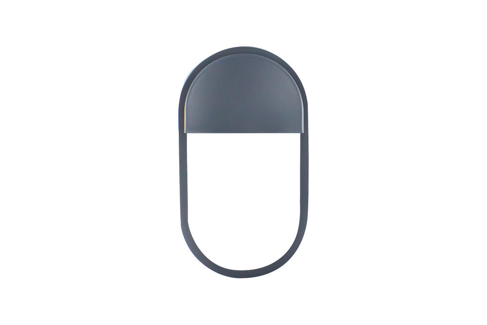 TOUGH SHELL COMPACT BULKHEAD 213X120MM ANTHRACITE GREY OVAL EYELID ACCESSORY - ILBHPA017