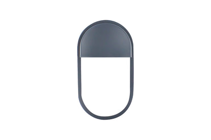 TOUGH SHELL COMPACT BULKHEAD 213X120MM ANTHRACITE GREY OVAL EYELID ACCESSORY - ILBHPA017