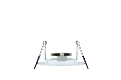 EVOFIRE FIRE RATED DOWNLIGHT 70MM CUTOUT IP65 WHITE ROUND +GU10 HOLDER INTEGRAL - ILDLFR70D001