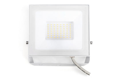 COMPACT SLIM FLOODLIGHT 50W 5000LM 4000K 120 BEAM 100LM/W IP65 IK08 INTEGRAL LED WHITE - ILFLE022