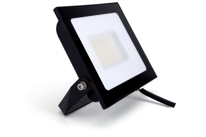COMPACT SLIM FLOODLIGHT 50W 5000LM 4000K 120 BEAM 100LM/W IP65 IK08 INTEGRAL LED BLACK - ILFLE021