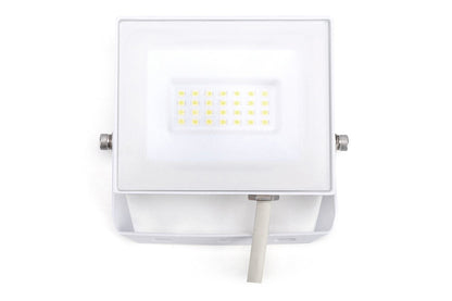 COMPACT SLIM FLOODLIGHT 20W 2000LM 4000K 120 BEAM 100LM/W IP65 IK08 INTEGRAL LED WHITE - ILFLE018