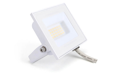 COMPACT SLIM FLOODLIGHT 20W 2000LM 4000K 120 BEAM 100LM/W IP65 IK08 INTEGRAL LED WHITE - ILFLE018