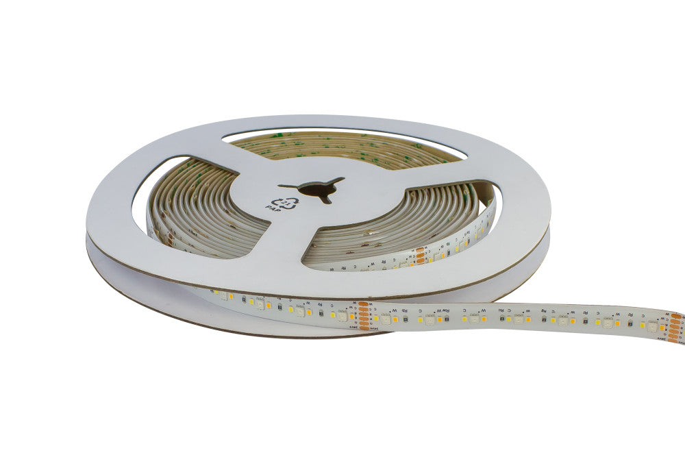LED STRIP RGB+CCT 2700-6500K IP65 5M PACK 24V 15W/M 655LM/M WHITE 210LED/M 12MM WIDTH CRI90 115 BEAM - ILSTRGBCCTB401E