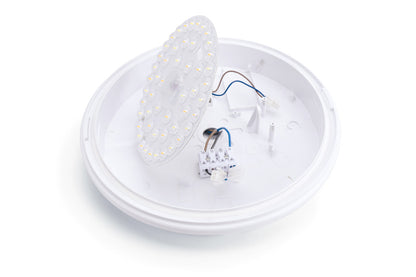 TOUGH SHELL PRO BULKHEAD DALI 325MM DIA IP66 8/12/16W 3000/4000/6000K IK10 120 BEAM WHITE 120LM/W - ILBHA074