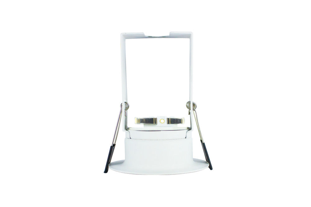 EVOFIRE FIRE RATED DOWNLIGHT 70MM CUTOUT IP65 WHITE RECESSED +GU10 HOLDER & INSULATION GUARD INTEGRAL - ILDLFR70E003