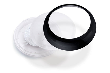 TOUGH SHELL PRO BULKHEAD 325MM DIA IP66 8/12/16W 3000/4000/6000K IK10 120 BEAM NON-DIMM BLACK 120LM/W - ILBHA075