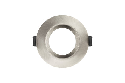 EVOFIRE FIRE RATED DOWNLIGHT 70MM CUTOUT IP65 SATIN NICKEL RECESSED +GU10 HOLDER INTEGRAL - ILDLFR70E002