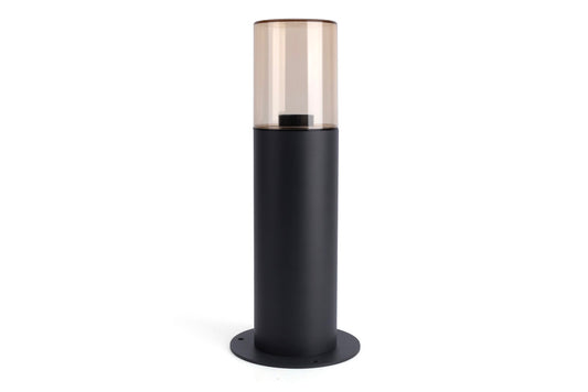 WINCHESTER OUTDOOR BOLLARD 400MM IP65 1xE27 DARK GREY INTEGRAL - ILBDB069