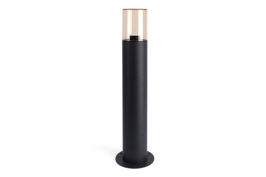 WINCHESTER OUTDOOR BOLLARD 600MM IP65 1xE27 DARK GREY INTEGRAL - ILBDB070