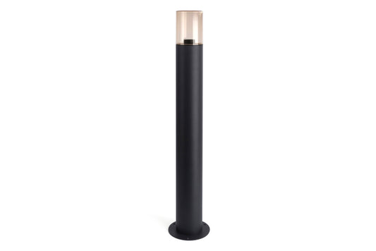 WINCHESTER OUTDOOR BOLLARD 800MM IP65 1xE27 DARK GREY INTEGRAL - ILBDB071