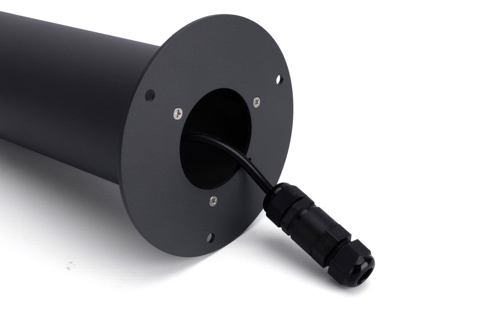 WINCHESTER OUTDOOR BOLLARD 600MM IP65 1xE27 DARK GREY INTEGRAL - ILBDB070