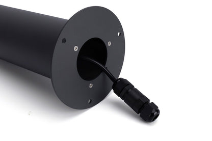 WINCHESTER OUTDOOR BOLLARD 600MM IP65 1xE27 DARK GREY INTEGRAL - ILBDB070