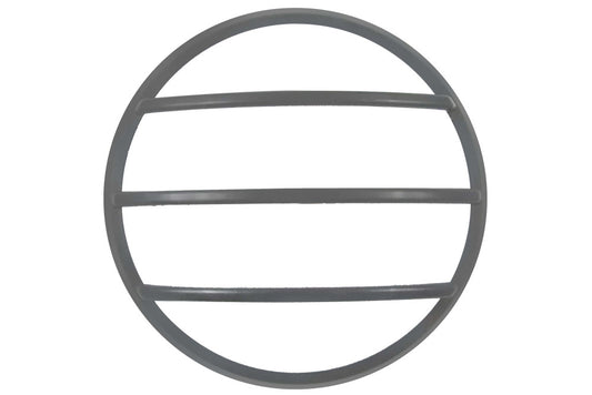 TOUGH SHELL COMPACT BULKHEAD 215MM DIA ANTHRACITE GREY CIRCULAR LOUVRE ACCESSORY - ILBHPA016
