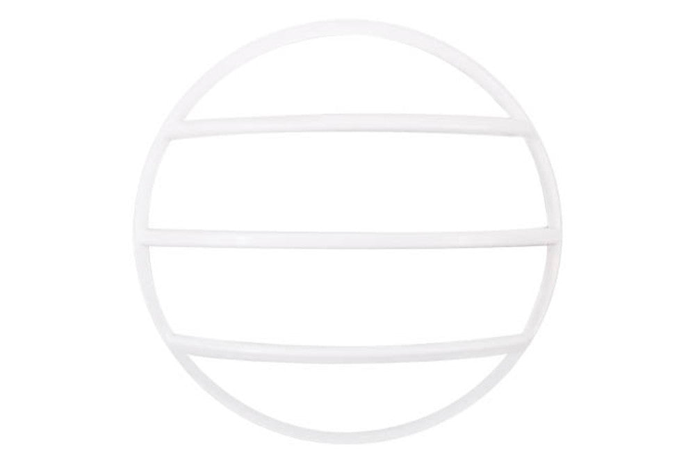 TOUGH SHELL COMPACT BULKHEAD 215MM DIA WHITE CIRCULAR LOUVRE ACCESSORY - ILBHPA010