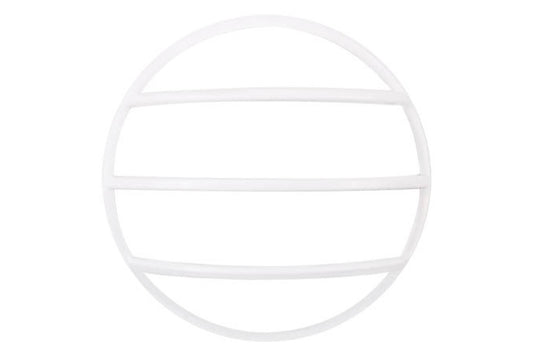 TOUGH SHELL COMPACT BULKHEAD 215MM DIA WHITE CIRCULAR LOUVRE ACCESSORY - ILBHPA010