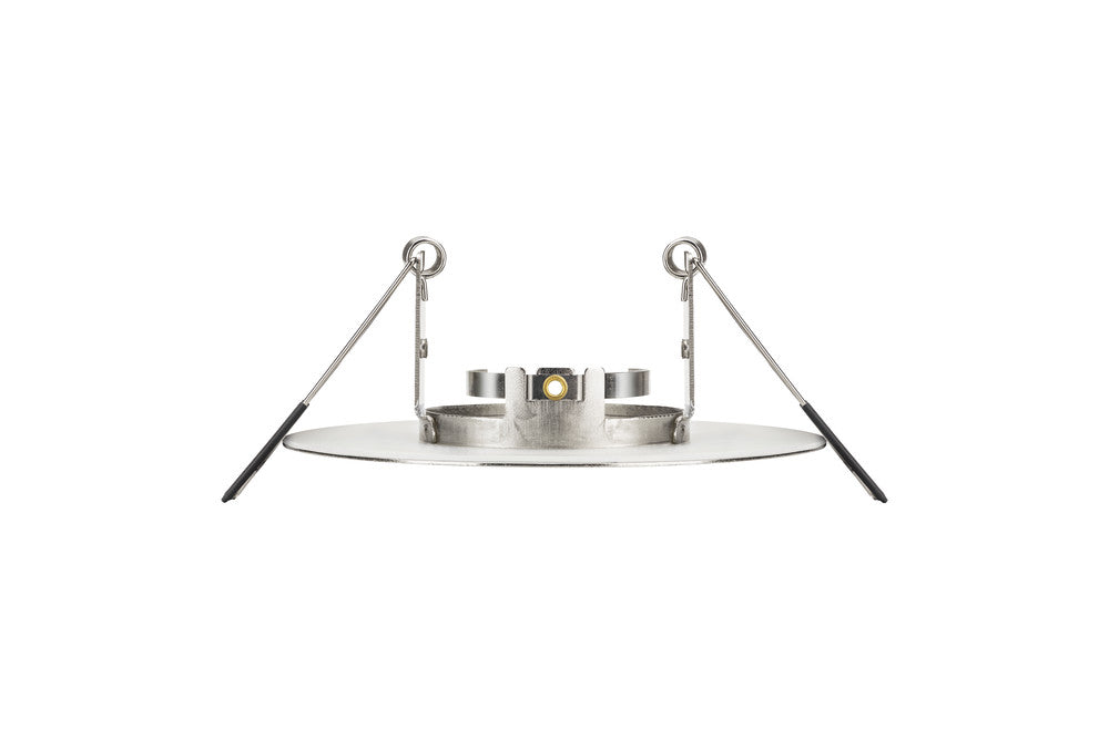EVOFIRE FIRE RATED DOWNLIGHT 70-100MM CUTOUT IP65 SATIN NICKEL ROUND +GU10 HOLDER INTEGRAL - ILDLFR70D016