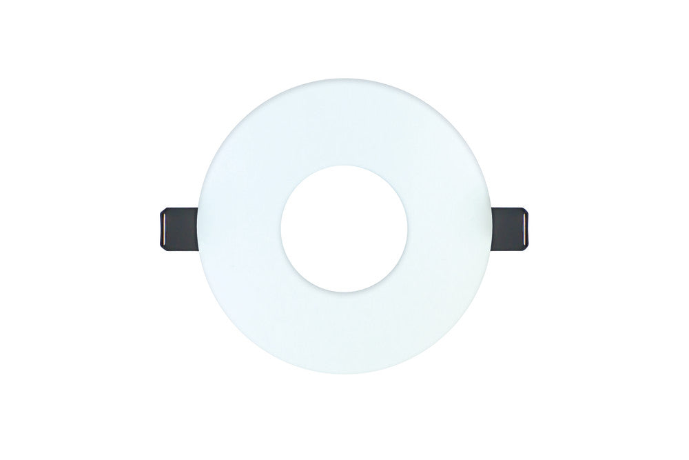 EVOFIRE FIRE RATED DOWNLIGHT 70-100MM CUTOUT IP65 WHITE ROUND +GU10 HOLDER & INSULATION GUARD INTEGRAL - ILDLFR70D013