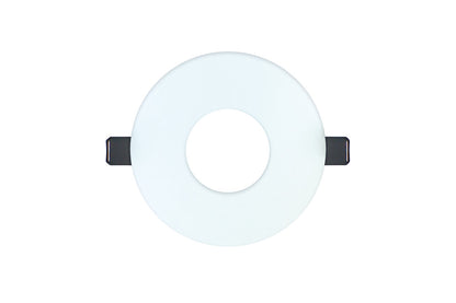 EVOFIRE FIRE RATED DOWNLIGHT 70-100MM CUTOUT IP65 WHITE ROUND +GU10 HOLDER & INSULATION GUARD INTEGRAL - ILDLFR70D013