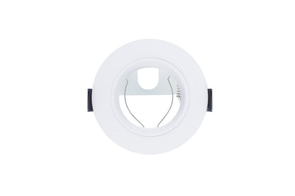 EVOFIRE FIRE RATED DOWNLIGHT 70MM CUTOUT IP65 WHITE RECESSED +GU10 HOLDER & INSULATION GUARD INTEGRAL - ILDLFR70E003