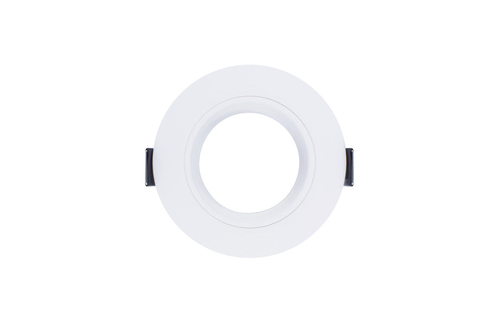 EVOFIRE FIRE RATED DOWNLIGHT 70MM CUTOUT IP65 WHITE RECESSED +GU10 HOLDER INTEGRAL - ILDLFR70E001