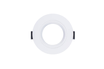 EVOFIRE FIRE RATED DOWNLIGHT 70MM CUTOUT IP65 WHITE RECESSED +GU10 HOLDER INTEGRAL - ILDLFR70E001