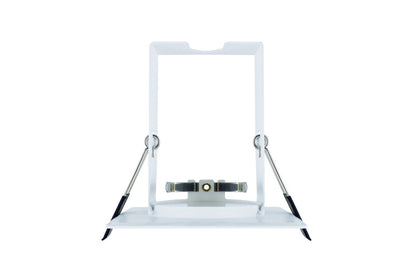 EVOFIRE FIRE RATED DOWNLIGHT 70MM CUTOUT IP65 WHITE SQUARE +GU10 HOLDER & INSULATION GUARD INTEGRAL - ILDLFR70D009