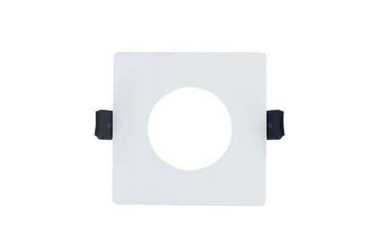 EVOFIRE FIRE RATED DOWNLIGHT 70MM CUTOUT IP65 WHITE SQUARE +GU10 HOLDER INTEGRAL - ILDLFR70D007
