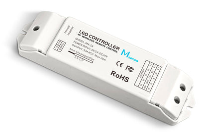 RF RECEIVER AND REMOTE BUTTON RGBW 5-24V CONSTANT VOLTAGE 100W(5V) AND 240W(12V) AND 480W(24V) INTEGRAL - ILRC008
