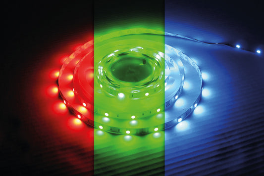 STRIP IP20 5M RGB 24V 4.8W/M 30LED/M 12MM WIDTH 115 BEAM BAG PACK INTEGRAL - ILSTRGBA119E