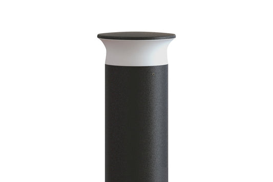 OUTDOOR BOLLARD IK08 400MM IP65 420LM 9W 3000K DARK GREY INTEGRAL - ILBDA001-400