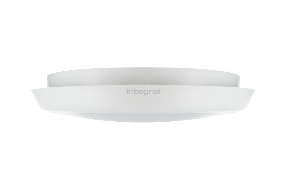 SLIMLINE CEILING/WALL LIGHT MICROWAVE SENSOR 250MM DIA IP54 1056LM 12W 4000K IK10 120 BEAM NON-DIMM WHITE 88LM/W INTEGRAL - ILBHC009