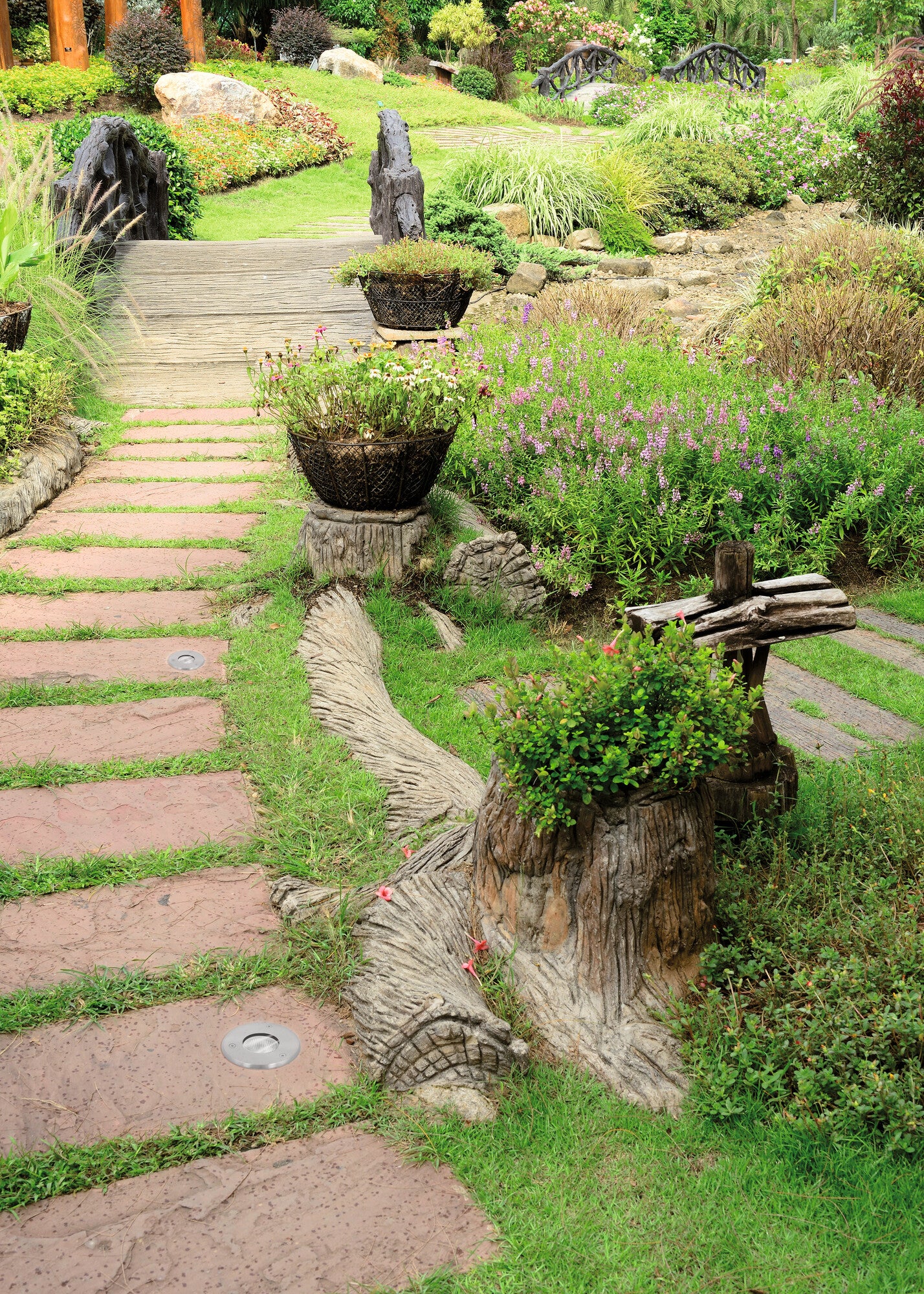 In-ground lighting fitting MORO N