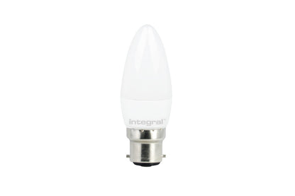 CANDLE BULB B22 250LM 3.4W 2700K NON-DIMM 260 BEAM FROSTED INTEGRAL - ILCANDB22NC008