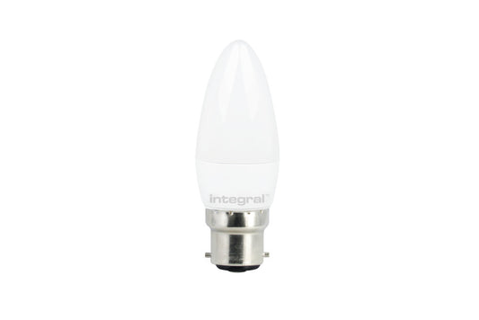 CANDLE BULB B22 250LM 3.4W 2700K NON-DIMM 260 BEAM FROSTED INTEGRAL - ILCANDB22NC008