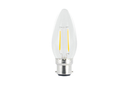 OMNI FILAMENT CANDLE BULB B22 250LM 2.0W 2700K NON-DIMM 320 BEAM INTEGRAL - ILCANDB22NC002