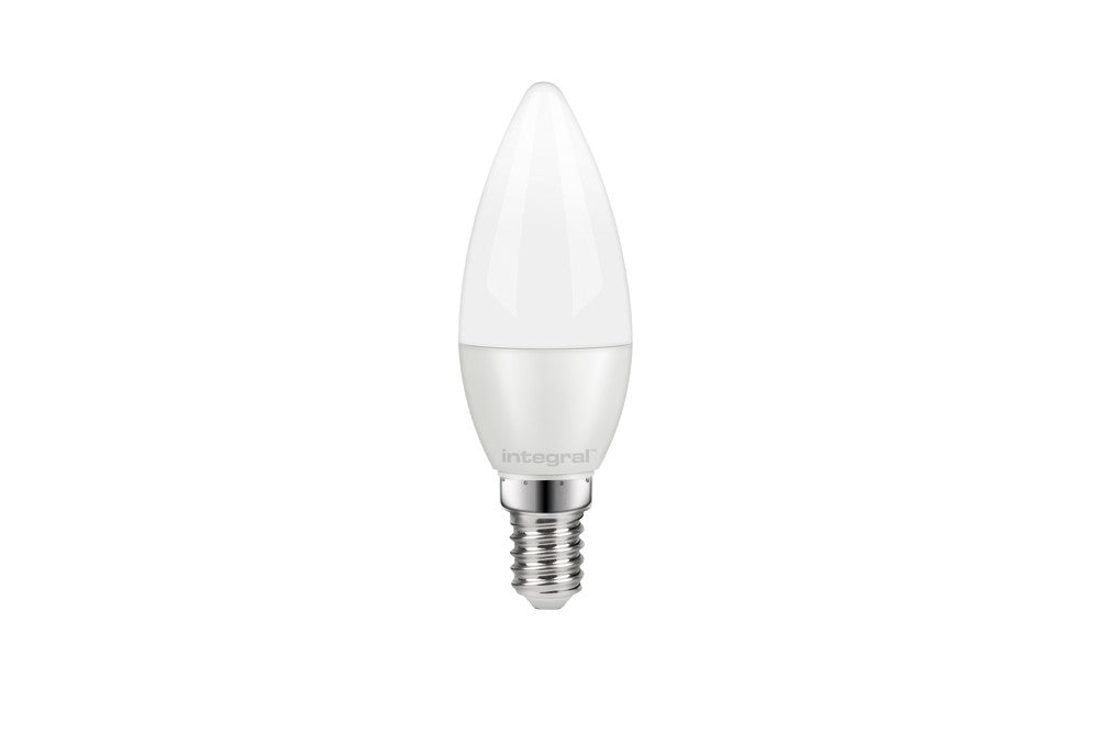 CANDLE BULB E14 470LM 4.2W 2700K DIMMABLE 240 BEAM FROSTED INTEGRAL - ILCANDE14DC024