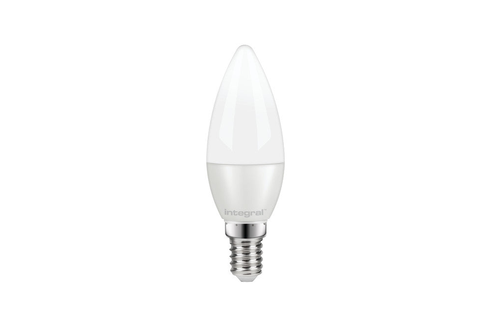 CANDLE BULB E14 470LM 4.9W 5000K DIMMABLE 280 BEAM FROSTED INTEGRAL - ILCANDE14DF026