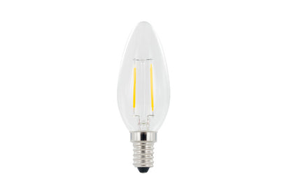 OMNI FILAMENT CANDLE BULB E14 250LM 2.0W 2700K NON-DIMM 320 BEAM INTEGRAL - ILCANDE14NC001