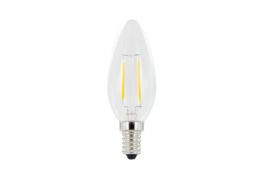 OMNI FILAMENT CANDLE BULB E14 250LM 2.0W 2700K NON-DIMM 320 BEAM INTEGRAL - ILCANDE14NC001