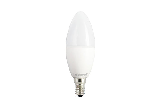 CANDLE BULB E14 470LM 4.2W 2700K NON-DIMM 240 BEAM FROSTED INTEGRAL - ILCANDE14NC013
