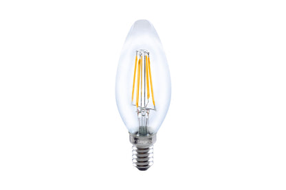 OMNI FILAMENT CANDLE BULB E14 470LM 3.4W 2700K NON-DIMM 330 BEAM CLEAR INTEGRAL - ILCANDE14NC034