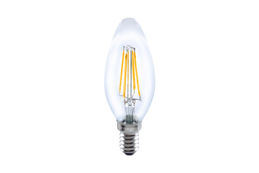 OMNI FILAMENT CANDLE BULB E14 470LM 3.4W 2700K NON-DIMM 330 BEAM CLEAR INTEGRAL - ILCANDE14NC034