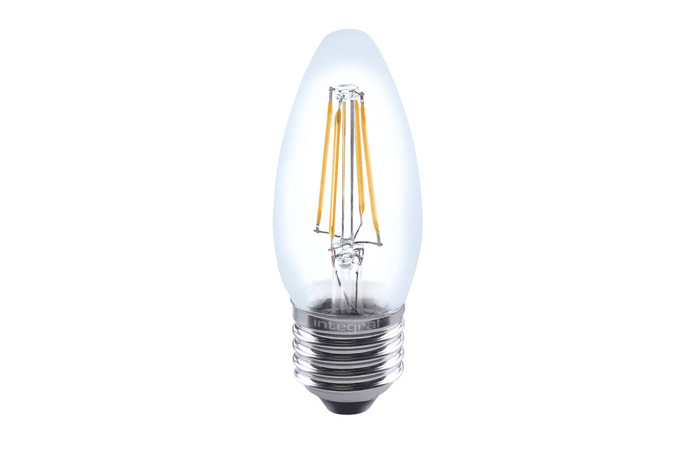 OMNI FILAMENT CANDLE BULB E27 470LM 4.2W 2700K NON-DIMM 320 BEAM CLEAR INTEGRAL - ILCANDE27NC040