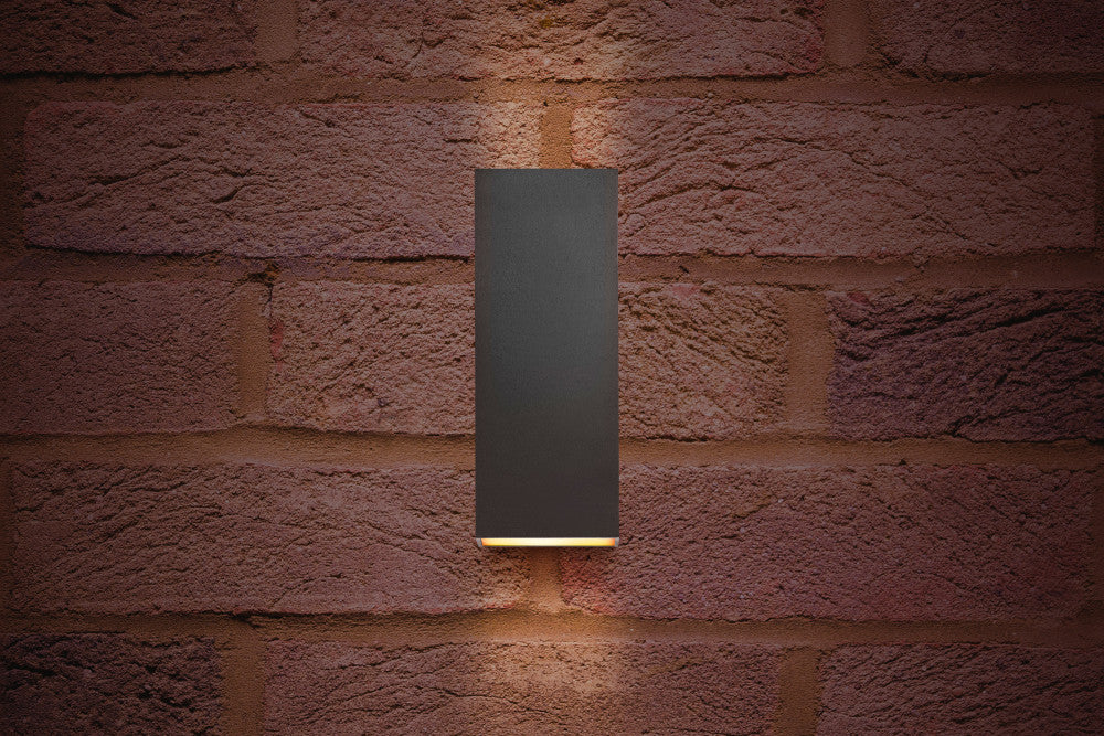 OUTDOOR DECORATIVE WALL LIGHT PABLO IP54 300LM 8W 3000K UP/DOWN LIGHT DARK GREY INTEGRAL - ILDEA010