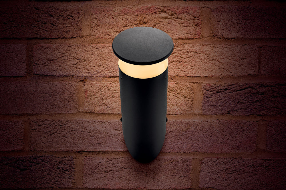 OUTDOOR DECORATIVE WALL LIGHT BOUGH IK08 IP65 420LM 9W 3000K OMNI DIRECTIONAL DARK GREY INTEGRAL - ILDEB031